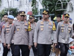 Pengamanan Malam Takbiran Kapolres Jakarta Barat Cek Persiapan Anggotanya di Pos Pantau