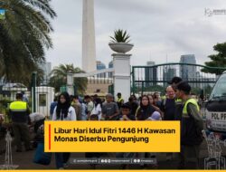 Monas Jadi Destinasi Wisata Libur Panjang Lebaran