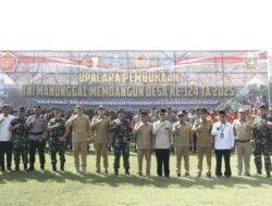 Kapolres Lamongan Menghadiri Pembukaan TNI-TMMD Ke-124 Tahun 2025