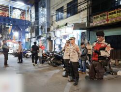 Pantau Titik Rawan Tawuran Anggota Polsek Palmerah Disiagakan