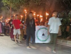 Pawai Obor Malam Tahun Baru Islam Penuhi Jln.Kembangan, Jakarta Barat
