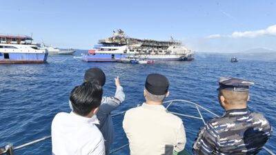 Pasca Kebakaran KM Barcelona VA, Menhub Dudy Purwagandhi Instruksikan KNKT Investigasi Mendalam