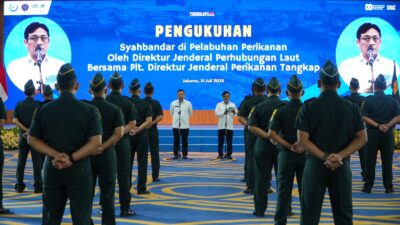 Perkuat Sinergi Keselamatan Pelayaran, Kemenhub dan KKP Kukuhkan 30 Syahbandar Perikanan