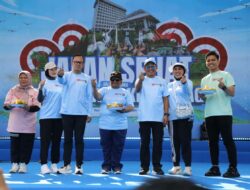 Puncak HUT Ke-80, Kemendagri Gelar Jalan Sehat dan Bazar di TMII