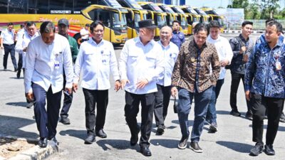 Dudy Puwagandhi Tinjau Transportasi di Banjarmasin, Kalsel
