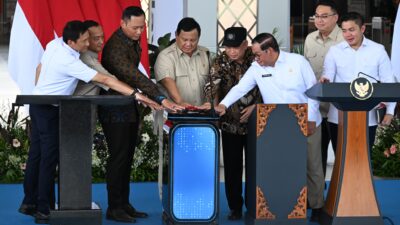 Presiden Prabowo Subianto Resmikan Stasiun Tanah Abang Baru