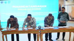 Kemenhub Teken Dua Perjanjian Konsesi Pengusahaan WTDP di Muara Sabak dan Sangatta
